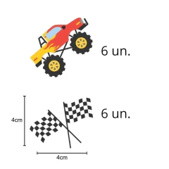 TATUFUN - KIT FESTA TRUCK 10 - TATUAGEM TEMPORÁRIA INFANTIL - comprar online