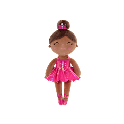 GLOVELEYA - BONECA 35CM BALLET MORENA - PINK