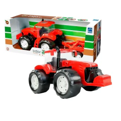 ROMA - TRATOR TRAÇADO COM ARADO VERMELHO