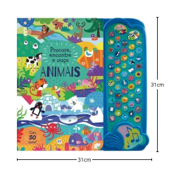 LIVRO PROCURE ENCONTRE E OUÇA OS ANIMAIS - CIRANDA CULTURAL - comprar online