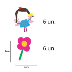 TATUFUN - KIT FESTA BELLA FADINHA TATUAGEM TEMPORÁRIA INFANTIL - comprar online