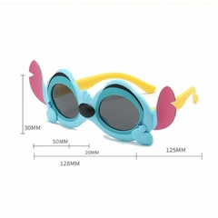 ÓCULOS DE SOL INFANTIL COM PROTEÇÃO UV 40 STITCH - AZUL CLARO - comprar online
