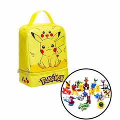 LANCHEIRA PIKACHU COM 144 MINIATURAS DE POKÉMON