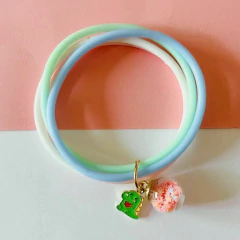 PULSEIRA REPELENTE DE SILICONE INFANTIL COM PINGENTE - loja online