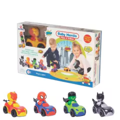 MERCOTOYS - BABY HERÓIS PISTA COM 8 TRILHOS