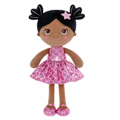 GLOVELEYA - BONECA 30CM TINA MORENA PRINCESA DO MAR - PINK