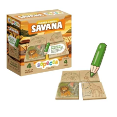 SOPECCA - QUEBRA CABEÇA 2X1 PINTE E MONTE SAVANA