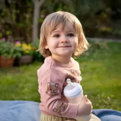 AVENT - MAMADEIRA PÉTALA 3.0 330ML - TRANSPARENTE - loja online