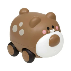 BUBA - CARRINHO DE FRICÇÃO ANIMAL COM FILHOTE MARROM na internet