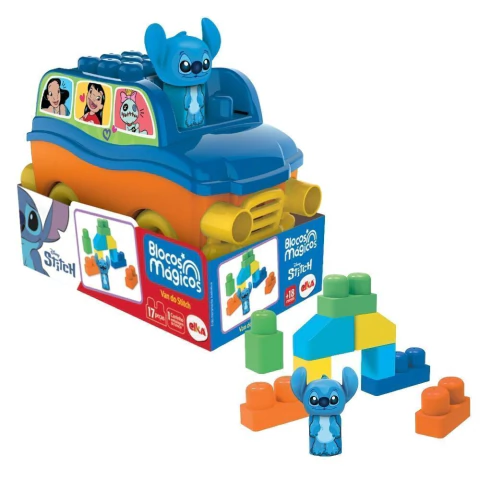 ELKA - BLOCOS DE MONTAR MÁGICOS VAN DISNEY - STITCH