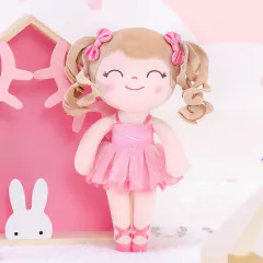 Imagem do GLOVELEYA - BONECA 35CM BAILARINA CACHOS - LOIRA