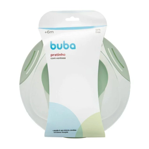 BUBA - PRATINHO COM VENTOSA - VERDE