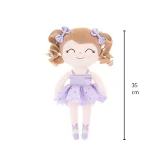 GLOVELEYA - BONECA 35CM BAILARINA LILÁS CACHOS - LOIRA - comprar online