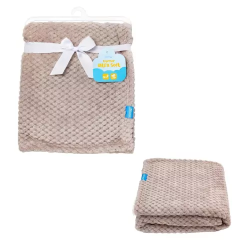 CLINGO - COBERTOR ULTRA SOFT 90CM - MARROM