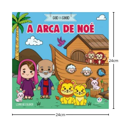 LIVRO DE COLORIR A ARCA DE NOÉ GOD IS GOOD- CIRANDA CULTURAL - comprar online