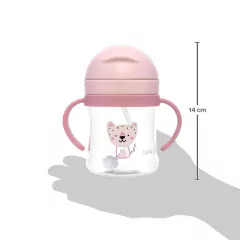 BUBA - COPO COM CANUDO E DISPOSITIVO 250ML - ONCINHA - comprar online