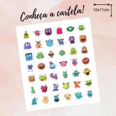 TATUFUN - MINI MONSTRINHOS TATUAGEM TEMPORÁRIA INFANTIL - comprar online