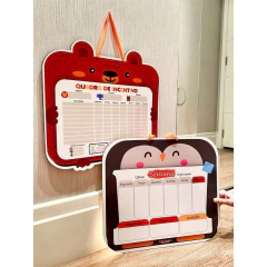 BATE BUMBO - QUADRO DE INCENTIVO BICHOS ORGANIZANDO TAREFAS - loja online