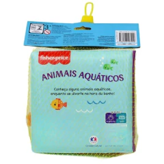 LIVRO DE BANHO ANIMAIS AQUÁTICOS COM ESPONJINHA - FISHER PRICE na internet