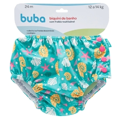 BUBA - BIQUINI DE BANHO COM FRALDA - CONCHAS - G