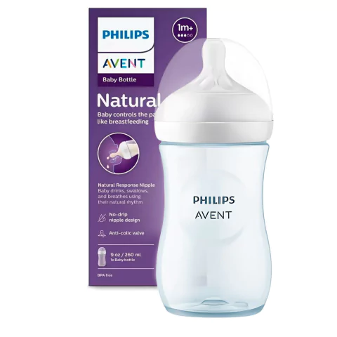 AVENT - MAMADEIRA PETALA 3.0 260ML AZUL