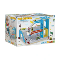 JUNGES - PISTA DE CARRINHO CAR SERVICE POSTINHO E GARAGEM - Mamu Kids Store