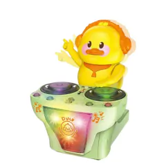 BRINQUEDO ELETRÔNICO ANIMAIS DJ DANÇARINOS COM SOM E LUZES - Mamu Kids Store