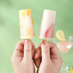 FORMINHA PARA PICOLÉ REDONDA 8 UNIDADES - LARANJA - Mamu Kids Store