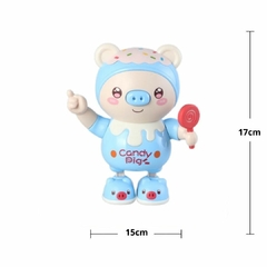 BRINQUEDO ELETRÔNICO PORQUINHO DANÇARINO CANDY PIG COM SOM E LUZES na internet
