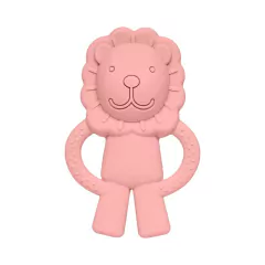 BUBA - MORDEDOR EM SILICONE DIFERENTES TEXTURAS LEÃOZINHO - ROSA - Mamu Kids Store