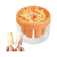 FORMINHA PARA PICOLÉ REDONDA 8 UNIDADES - LARANJA