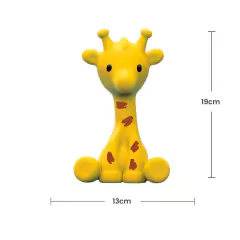 PAIS E FILHOS - MORDEDOR DE LÁTEX GIRAFINHA PINTADA À MÃO - comprar online