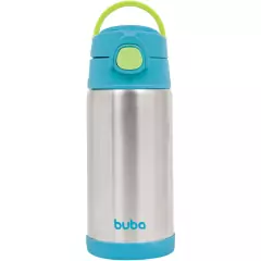BUBA - GARRAFA TÉRMICA INOX PAREDE DUPLA 400 ML AZUL