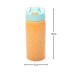 CLINGO - GARRAFA DE ALUMÍNIO FRESH NEUTRO 580ML - LARANJA na internet