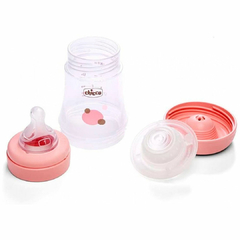 CHICCO - MAMADEIRA PERFECT5 FLUXO INICIAL 150ML ROSA na internet