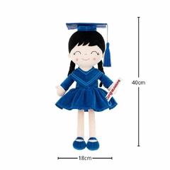 GLOVELEYA - BONECA 40CM SPRING FORMATURA - COM NOME na internet