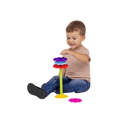 TATETI - VAI VOLTA FLOWER TORRE DIDÁTICA DE EMPILHAR - Mamu Kids Store