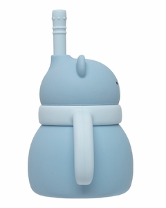 Imagem do BUBA - COPO EM SILICONE COM CANUDO URSINHO - AZUL