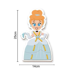 NIG - BRINQUEDO DE MADEIRA - PRINCESAS DISNEY - ALINHAVOS - comprar online