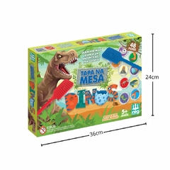 NIG - TAPA NA MESA DINOS COM 4 RAQUETES - comprar online