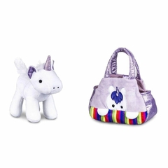 MULTIKIDS - BOLSA COM PELÚCIA CUTIE UNICÓRNIO ROXO na internet