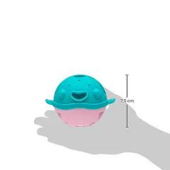 BUBA - MORDEDOR DE SILICONE COM CHOCALHO BALEIA - ROSA - comprar online