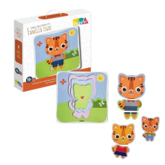 BABEBI - QUEBRA-CABECA PROGRESSIVO FAMILIA TIGRE