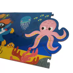 BATE BUMBO - MEU PRIMEIRO QUEBRA CABEÇA LONGO FUNDO DO MAR