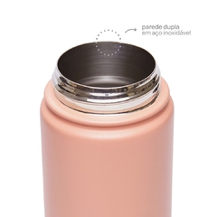 BUBA - COPO TÉRMICO PAREDE DUPLA 600ML - ROSE na internet
