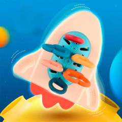 BRINQUEDO SENSORIAL MONTESSORI MULTIFUNÇÃO 4 EM 1 - loja online