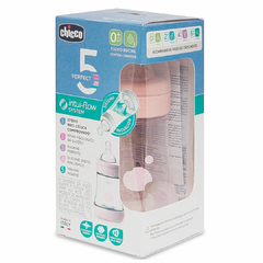 CHICCO - MAMADEIRA PERFECT5 FLUXO INICIAL 150ML ROSA - loja online