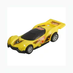 MULTIKIDS - CARRINHO HOTWHEELS FAST RACER COM LUZ E SOM 13CM - Mamu Kids Store
