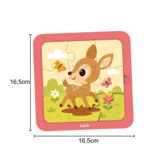 BABEBI - QUEBRA-CABEÇAS 09 PEÇAS ANIMAIS - BAMBI - comprar online