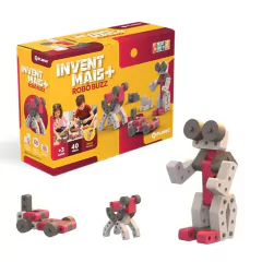BRINQUEDO DE MONTAR MACIO - INVENT+MAIS - ROBÔ BUZZ - 40 PEÇAS